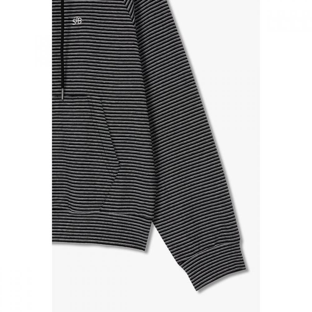 Studio Tomboy Minimal Stripe Hood Zip Up 9176313974