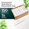 100% Compotable Knives Disposable Compostable Cutlery Set Silverware by Koalalove 150pc CK150