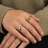 Vintage Ancient Lucky Koi Fish Charm Open Ring for Women Men Boho Animal Adjustable Rings Good Fortune Y2K Aesthetic Jewelry