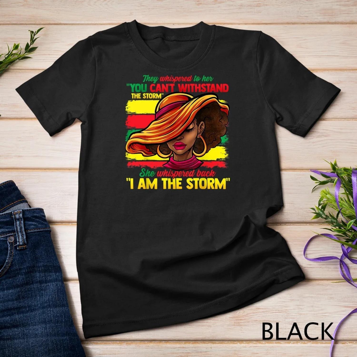 Proud Black African American Ladies History Month T shirt S