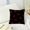 INS Black And Red  Cm Cushion Cover Pillow Cover Decor Pillowcase Home Pillowcase for Couch Pillow