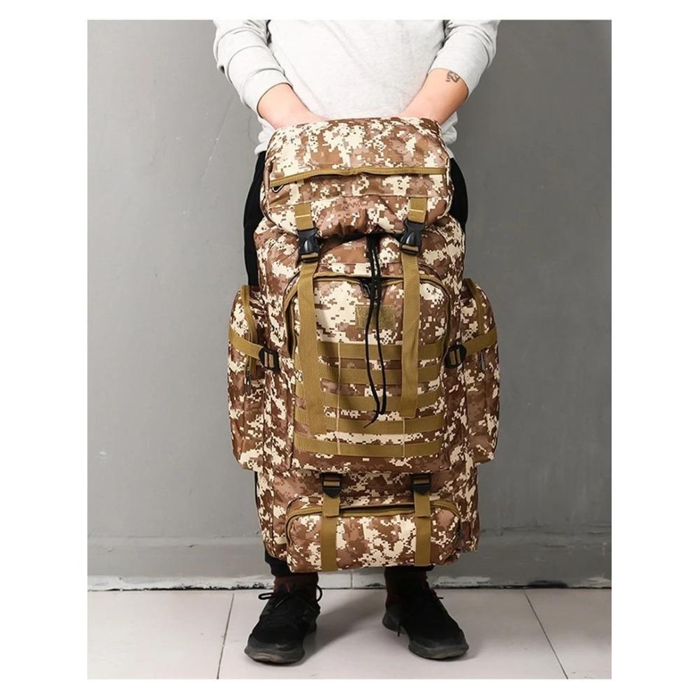 80L/100L Mountaineering Bag Climb Bag Tactical Backpacks Large Backpack Outdoors Hiking Camping Travel Bags