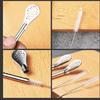 Detachable 304 Stainless Steel Straw Spoon for Coffee and Milk Tea