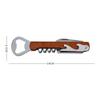 Wooden Wine Bottle Opener Groomsmen Wedding Party Gifts 4 In 1 Wine Corkscrew with Foil Cutter Blank DIY Engraving Wood