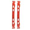 2 Sets Automotive Toe Alignment Tool Accurate Alloy Steel Universal Hole Design Wheel Alignment Tool Red