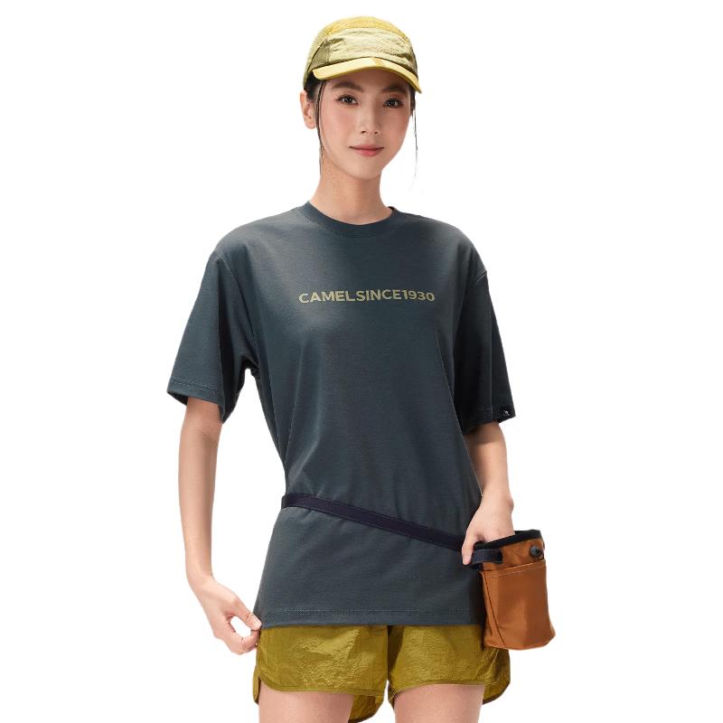 Camel Unisex 3A Antibacterial Outdoor Quick-Dry Short-Sleeve T-Shirt 2XL