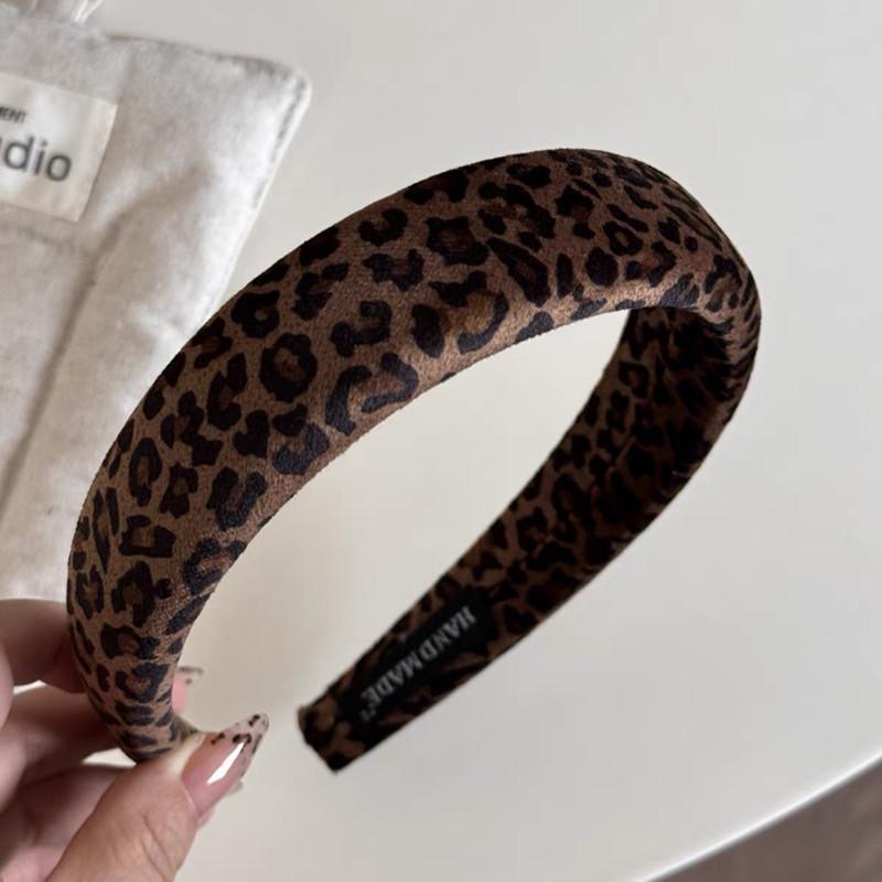 Red headband for women, wide-brimmed, hair-pressing, face-washing headband, high-end, stylish, fashionable headwear, hairpin headband