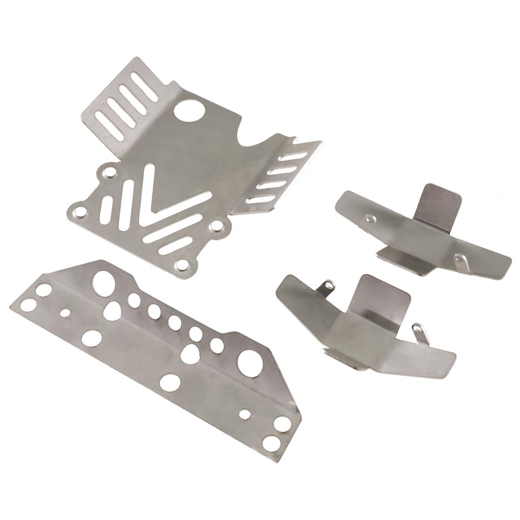 For MJX HYPER GO 1/12 H12Y H12Y+ H12P Remote Control Car Upgrade Accessories Non Destructive Installation 304 Chassis Armor