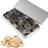 Stainless Steel Mini Cookie Mold Heart Pentagram Water Drop Cookie Cake Sugar Flipping and Fruit Cutting Artifact