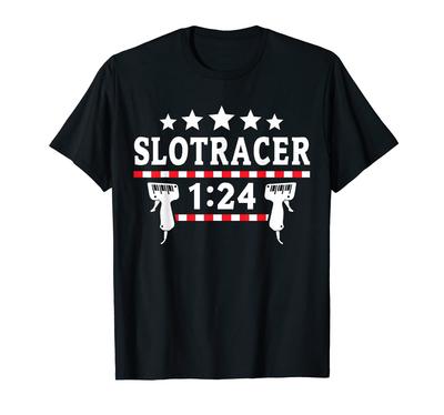 Slot Cars Slotracing Denki Jidosha No Resutorakku T-shirt