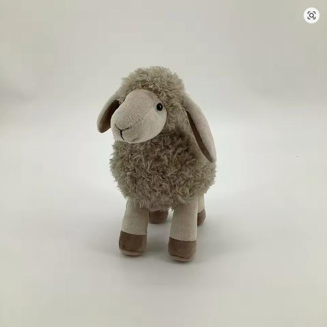 Bambini Morbida Pecora Bianca Peluche Bambola Bambino Animale Carino Bambola Bambine Bambino Bambola di Peluche Giocattoli per la Casa Compagno per Dormire Peluche