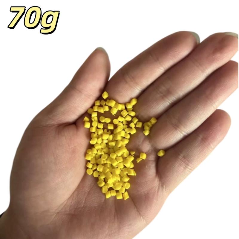 50/70/100G Průhledný Termoplastický Krystalická Půda Bez Pryskyřice Granule Plastová Půda Sliz Ruční DIY Materiál Pryskyřičná Hlina
