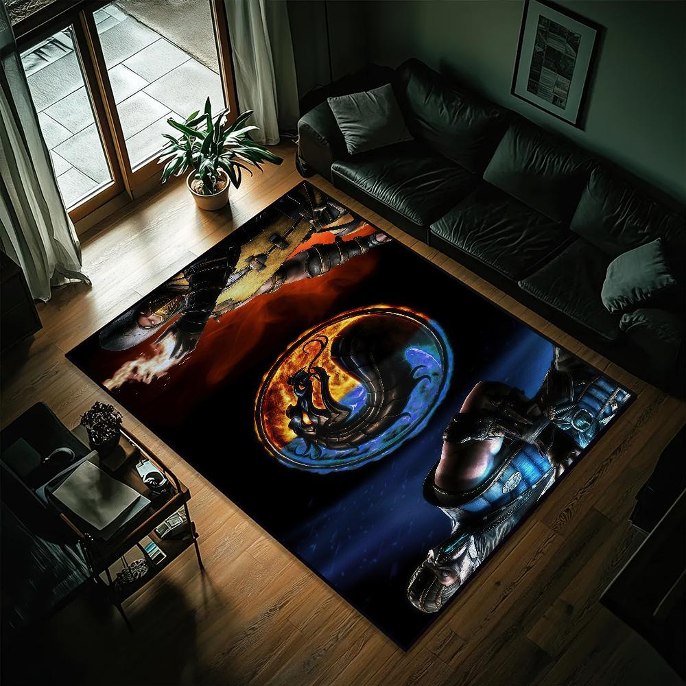 

Game M-Mortal Kombat Small Carpet Bedside Kitchen Bath Living Home House Bedroom Floor Mat Doormat Rug Decoration SJR40x60CM