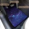 Blue Galaxy Car Floor Mats Set of 4,Beautiful Starry Night Print Outer Space Galaxy Vehicle Front Rear Carpets, Auto Accessories