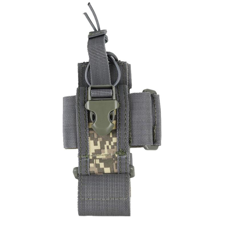 New Tactical Adjustable Walkie Talkie Holder Radio Pouch Hunting Interphone Hanging Bag Outdoor Nylon Molle Radio Pouch