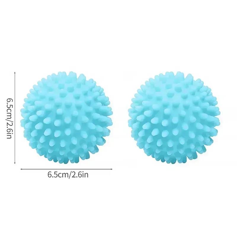 3/2/1pcs Reusable Laundry Balls PVC Dryer Ball Washing Machine Fabric Softener Clothes Cleaning Tool