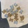 14K Gold Plated Zirconia Spacer Beads for DIY Jewelry Making - Slim Waist Design for Bracelets and Necklaces