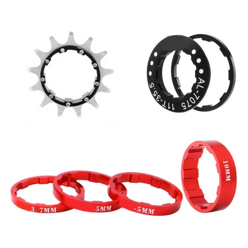 Single Speed Ritzel Hochfestes Stahl Freiläufe Fahrräder Schwungrad Kettenblatt Teil für Fixed Gear Fahrrad Einfach zu installieren