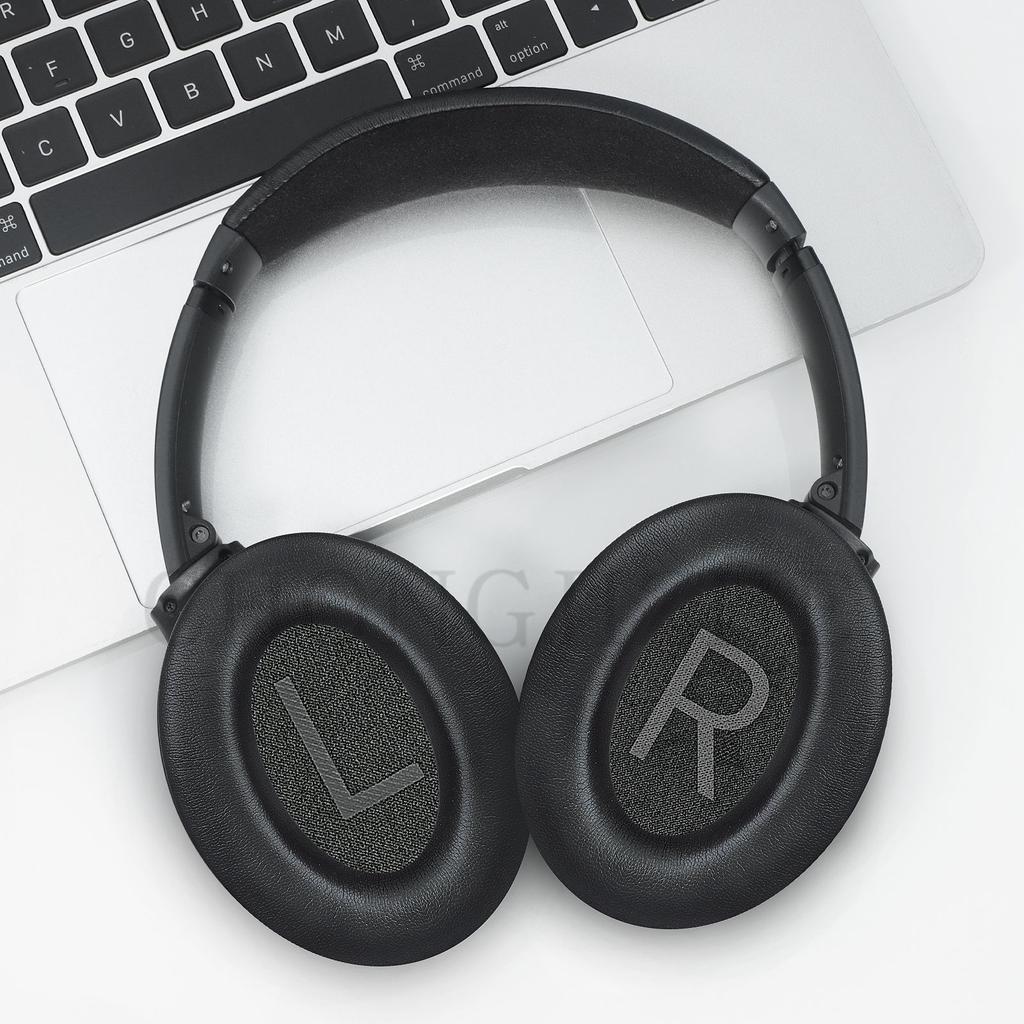 Replacement EarPads Cushions for Bose QC45 QuietComfort QC 45 Headphone Softer Protein Leather / Breathable football net Earpads