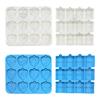 2 Pcs Love Square Silicone Molds Diy Crafts Earrings Pendant Tag Keychain Making