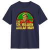 T-shirt TV Unisex Sei Milioni di Dollari T-shirt Estive in Puro Cotone per Unisex Hip Hop T-shirt Stampata Manica Corta Abbigliamento Streetwear