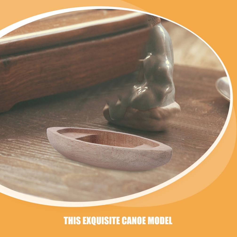 

Zerodeko 2 шт. Неокрашенная деревянная лодка, Деревянные лодки, Неокрашенное каноэ для раскрашивания, Лодка для декора дома, ванной комнаты, офиса, DIY поделка