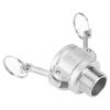 Stal nierdzewna DN20 3/4 "B Trash Pump Adapter Female Camlock Fitting with Male Pipe Threads