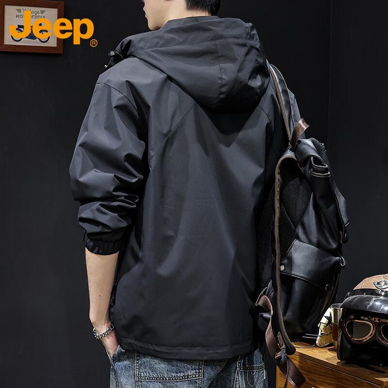 Jeep Men's Hooded Casual Outdoor Jacket