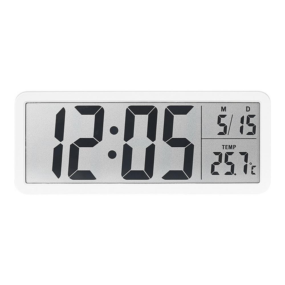 Temperature LCD Digital Wall Clock Humidity Desktop Clock Electronic Clock  Office Decoration