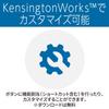 Kensington Orbit Wireless Trackball with Scroll Ring Black Red K70992JP &