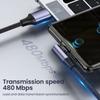 4.0 Right Angle Wire 90 Degree Data Cable 100W PD Fast Charging Line USB A To USB Type C Cable For Laptop Mobile Phone