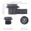 Pair 2 Pin Daytime Running Lamp Socket Base 6R0953123A for Headlight Housing Service, Black Bulb Base for P21W 1156 Lamp Assembly Repair