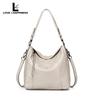 Women'S Bag Soft Leather Fine Grain Handbag Large Capacity Shoulder Messenger Bag Bag Bag