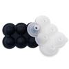 Vassoio per palline di ghiaccio in silicone con imbuto per whisky e vino
