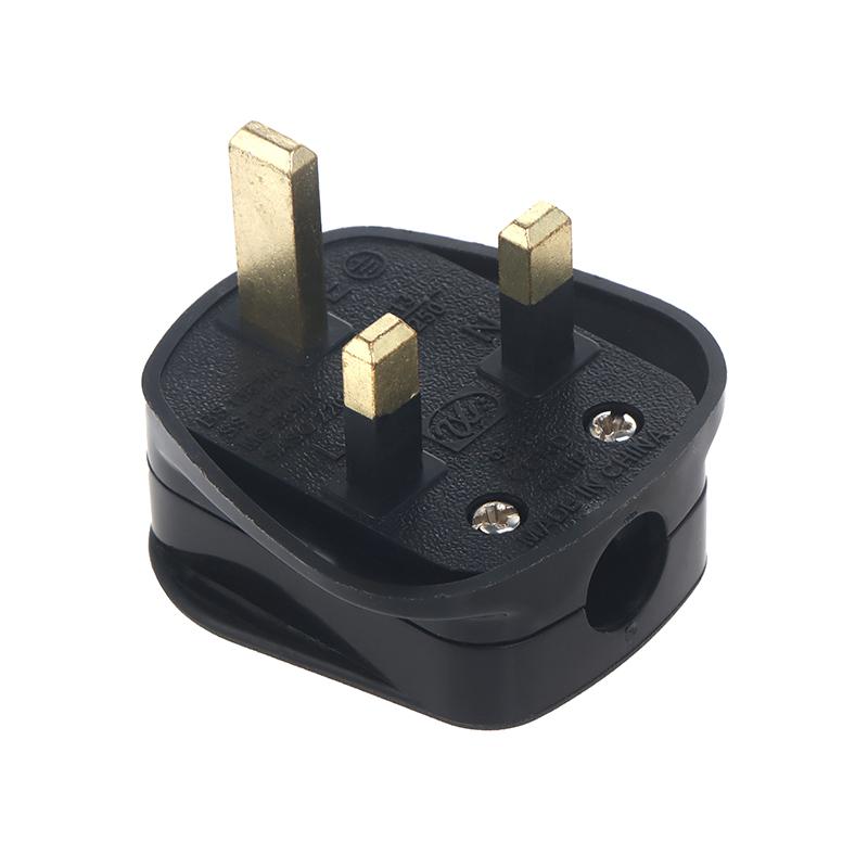 Inghilterra Spina di Alimentazione Rimovibile Bianco Nero 3 Pin Spina di Rete UK 13A Assemblaggio Elettrodomestico Cavo di Alimentazione Fusibile Connettore Cablaggio