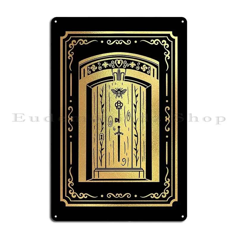 The Starless Sea Erin Morgenstern Door Bookish Art Metal Signs Vintage Customized Wall Cave Bar Cave Designing Tin Sign Poster 20x30cm(7.8x11.8inch)