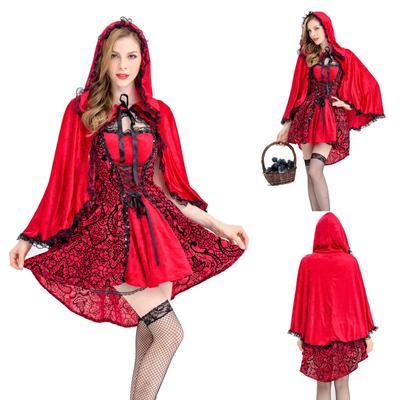Women's Halloween Black Devil Costume Witch Costume Uniform Party Costume