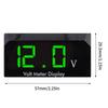 Auto Meter Voltmeter, Digital Voltmeter Gauge for Car | Digital Display Voltmeter Head Bracket