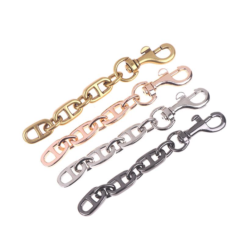 Cadena de Extensión para Bolso de Aleación Cadena Metálica con Gancho Redondo Transformación de Bolso de Axila Hombro Bolsos Cruzados Cadena de Extensión
