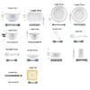 Haoya Jingdezhen 78-Piece Ceramic Dinnerware Set
