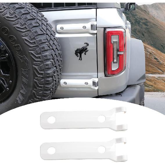 Tailgate Hinge Cover Trim for Ford Bronco 2 Door 4 Door 2021 2022 2023 2024 2025 Rear Door Hinge Liftgate Trim Exterior Decoration Accessories Spare