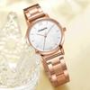 Utakata Ladies Watch Women'S Simple Business Steel Belt Watch Embossing Process Waterproof Quartz Watch 0010