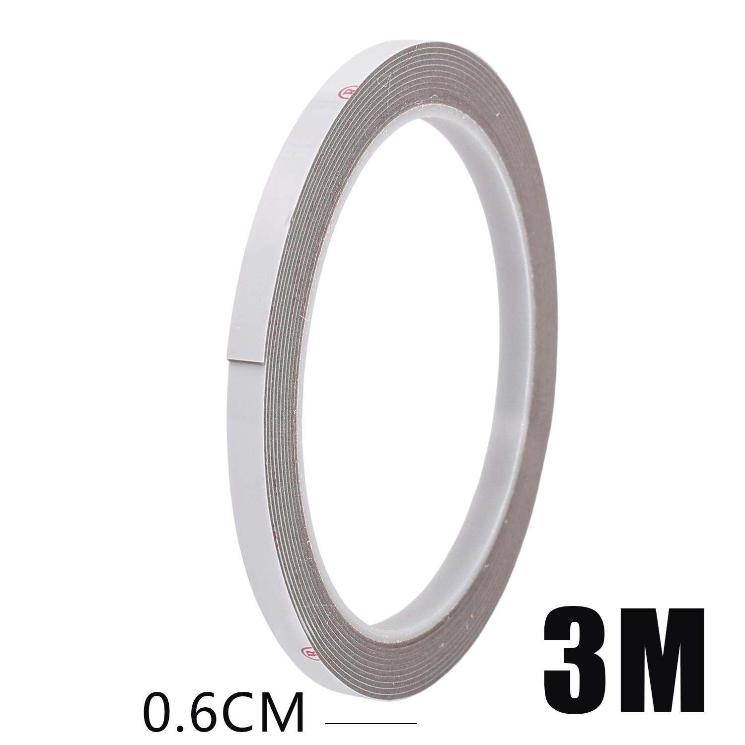 

Waterproof Double Sided Tape for Car Auto Adhesive Sticker for Spoiler Emblem Visor & Body Kits 3m Strong Mounting Tape Roll