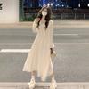 Autumn New Long-sleeved Dress Children's French Design Sense Niche Ruffle Temperament Long Dress