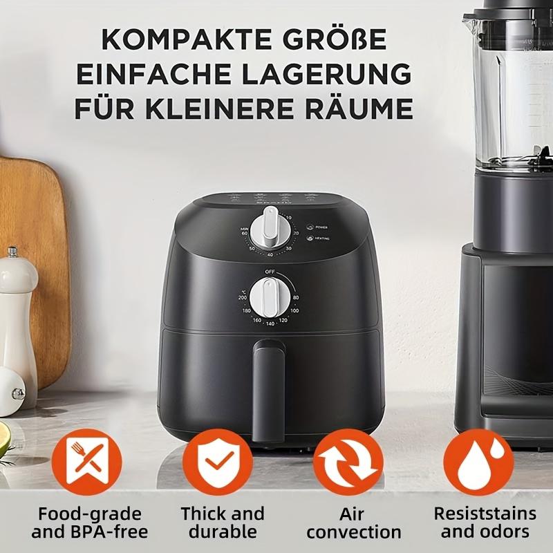 Square Silicone Air Fryer Mold for COSORI 67.63oz Midea 67.63oz Reusable Food Grade Silicone Baking Airfryer Kitchen Accessories