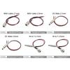 1Pcs 20cm Female Panel Mount Connector Power Plug Connector Adapter  Equipment Charging Replacement