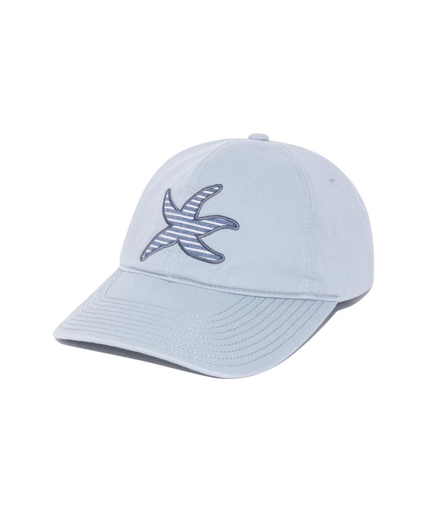 THE COLDEST MOMENT Tcm Stripe Logo Patch Cap (Sky Blue)
