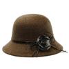 Winter Hat Wool Ball  Imitation Mink Fur Fisherman's Hat Grandma  Outdoor Fashionable Sun Protection Warm Woolen Pot Hat