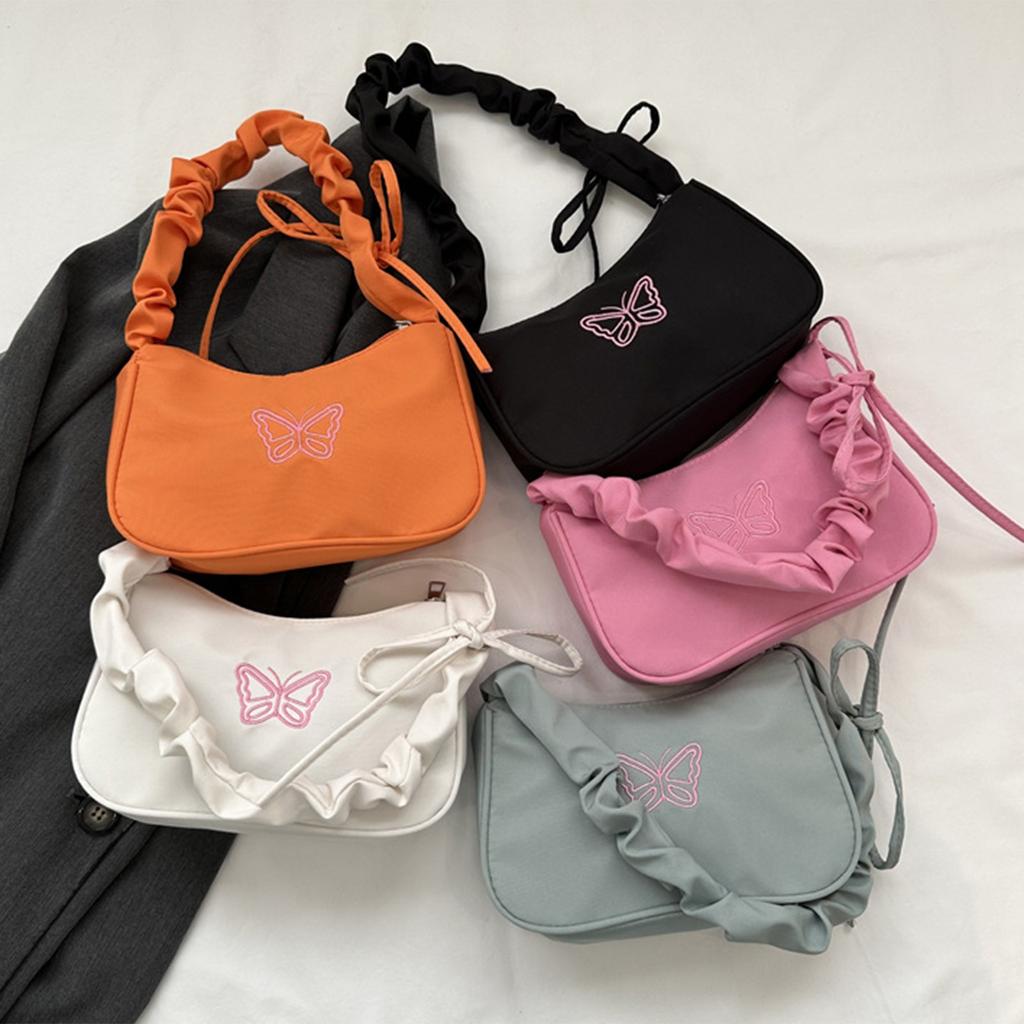 Color Blocking Armpit Bag, Women's Shoulder Bag, Casual Small Square Bag, Personalized Chain Bag