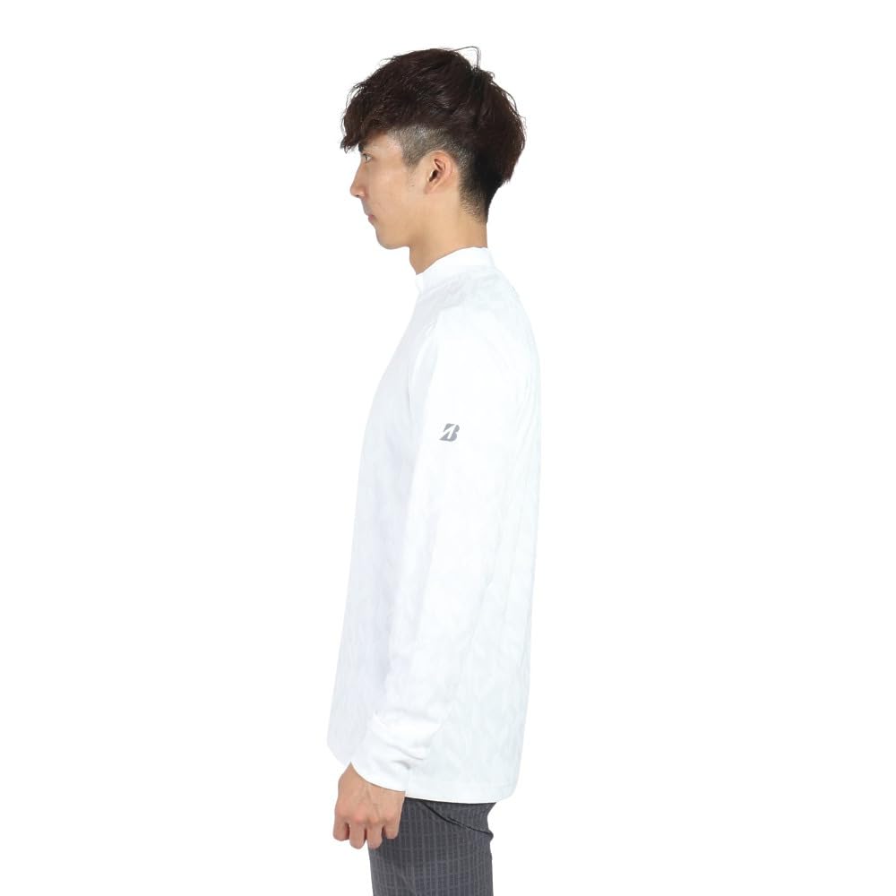 [Bridgestone Golf] Modern Long Sleeve Mock Neck Shirt DGM07F Men's WH
